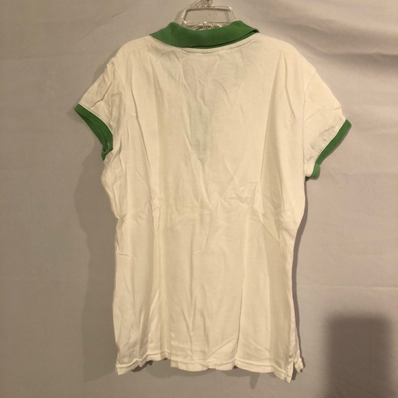 Green and white polo - Picture 3 of 3